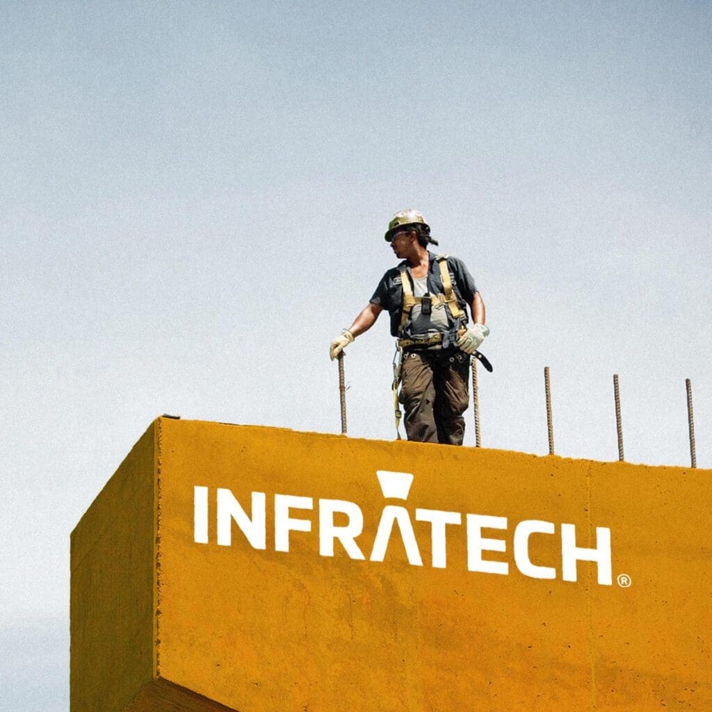 Creative agency captures Infratech’s essence, showcasing its dedication to pioneering infrastructure solutions.