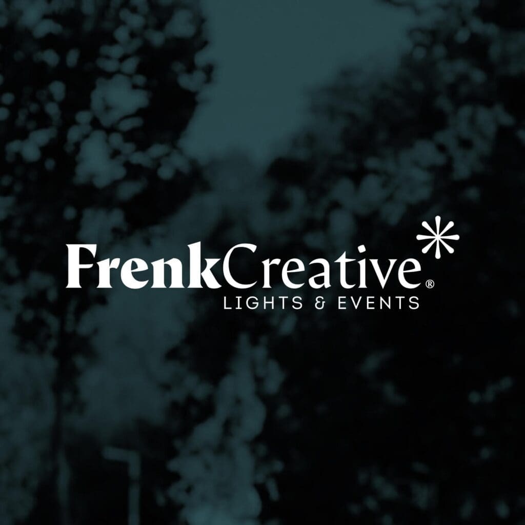 Creative agency establishes a unique visual identity for FrenkCreative, capturing the essence of memorable events.