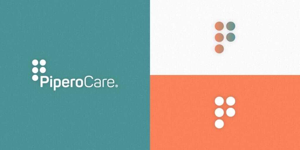 Creative agency showcases the core elements of PiperoCare's brand, embodying trust and innovation in healthcare.