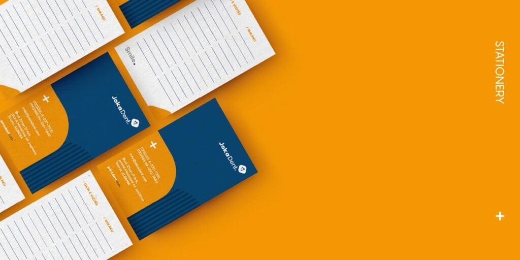 Advertising company creates compelling materials for JokaDent, supporting the brand refresh with clarity and impact.