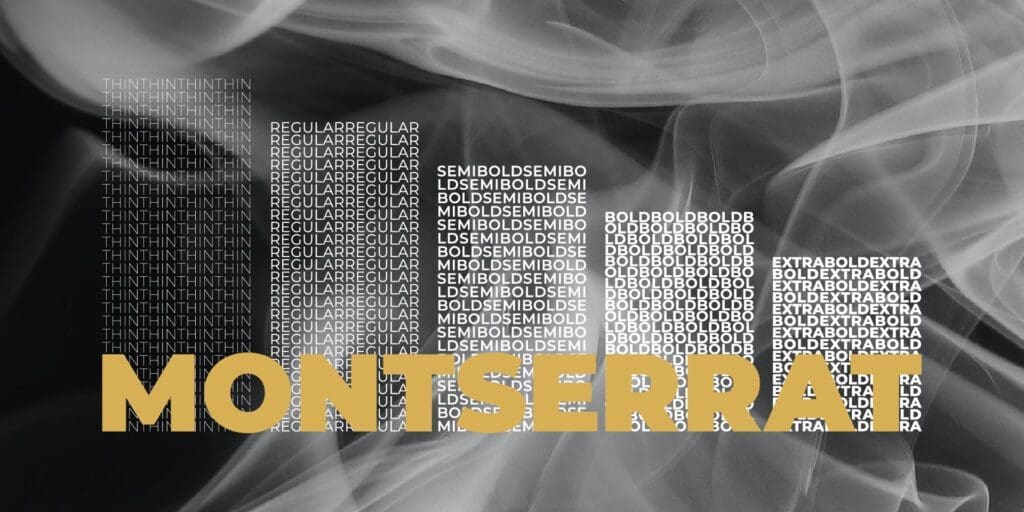 A branding firm selects Montserrat as the elegant typography for Noble Cigars, complementing its prestigious image.