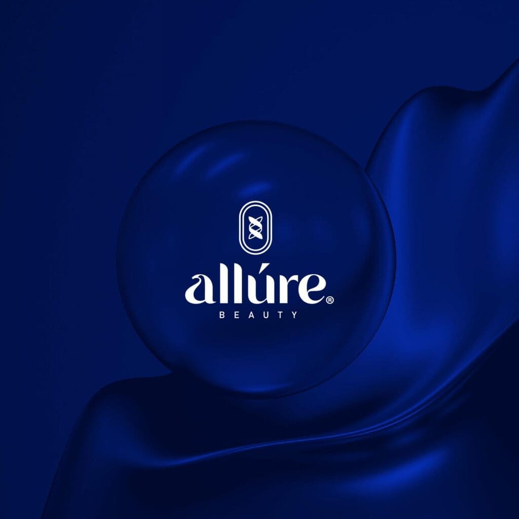 Creative agency crafts a brand image for Allure Beauty that radiates elegance, sophistication, and aesthetic mastery.