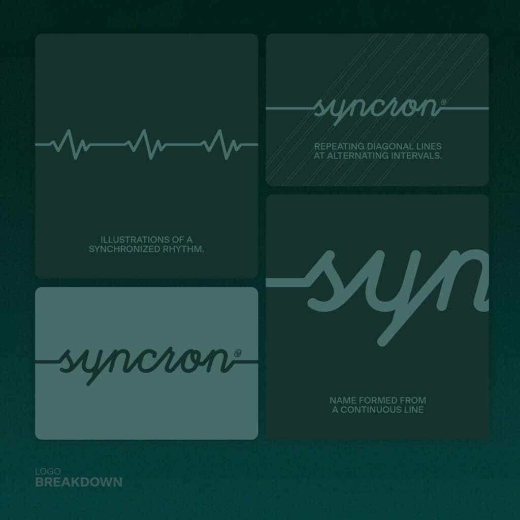 Marketing agency in Tirana creates Syncron’s logo, symbolizing ease and harmony in property management.