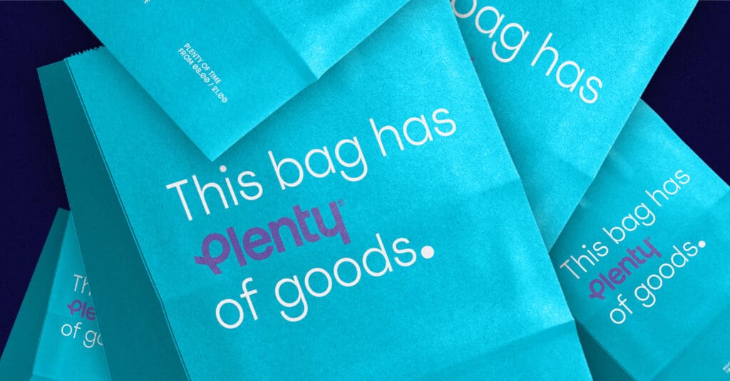 A creative brand agency introduces Plenty's new brand identity, symbolizing a world of endless possibilities and growth.