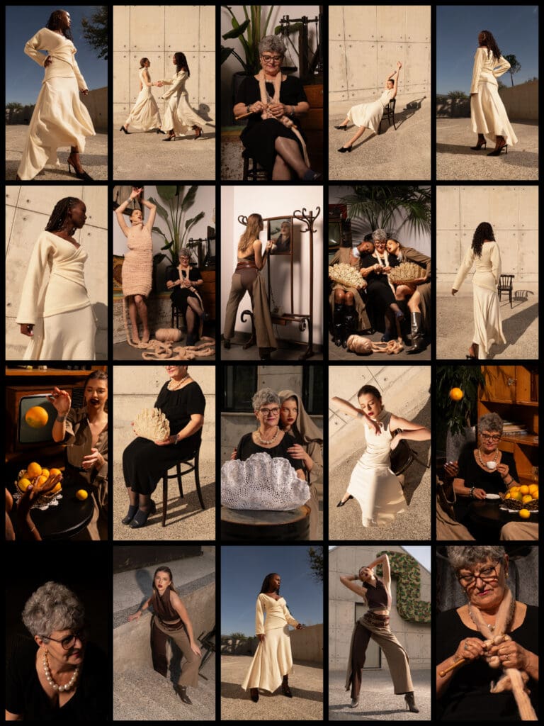 Marketing agency in Tirana curates editorial design shoot for Alisa Dudaj Winter 2025