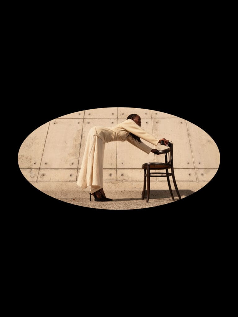 Alisa Dudaj editorial showcasing bold fashion branding through modern design and styling