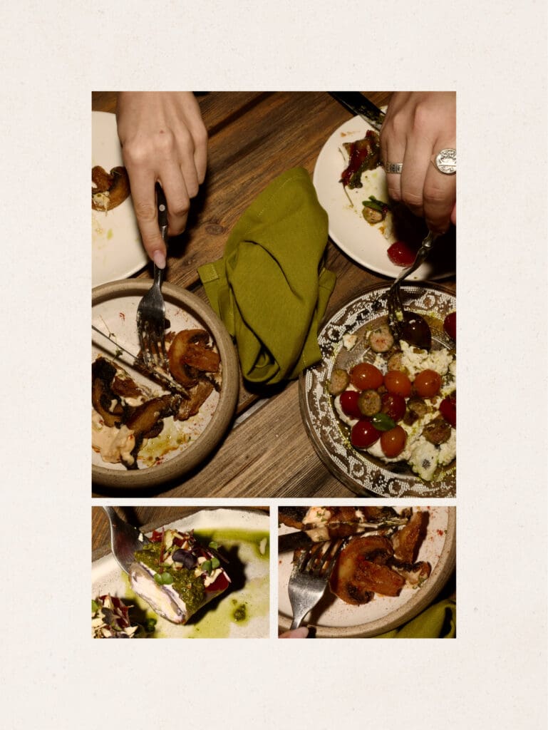 Food editorial photography by marketing agency in Tirana, mezze dishes at EOS Mezze Bar